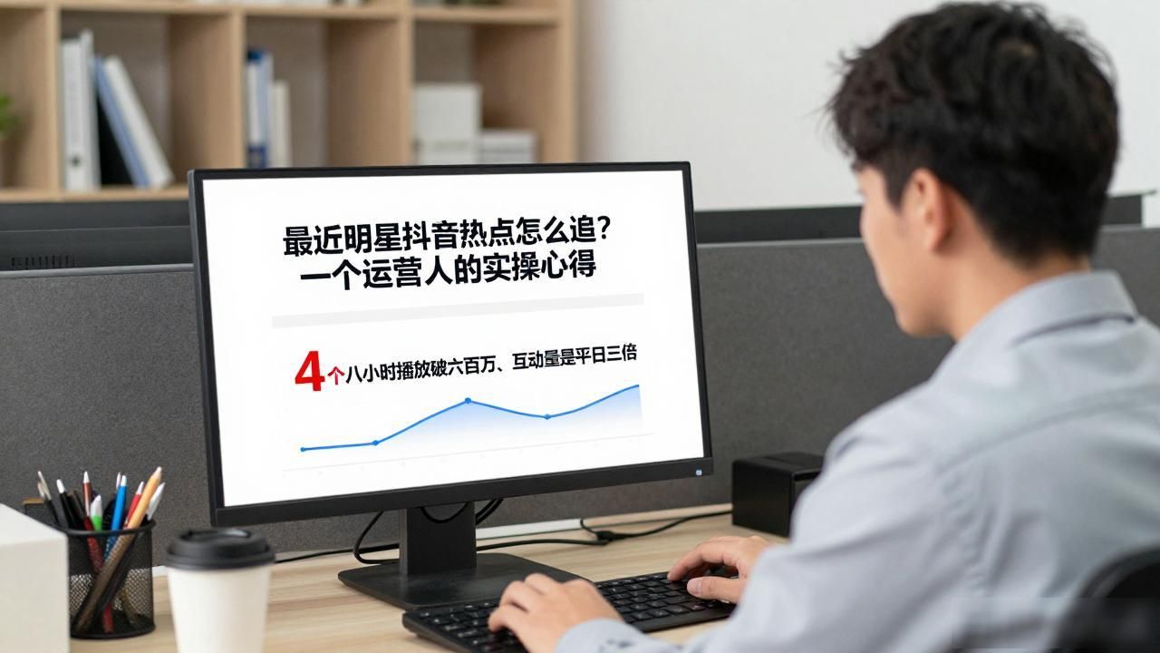 最近明星抖音热点怎么追？一个运营人的实操心得